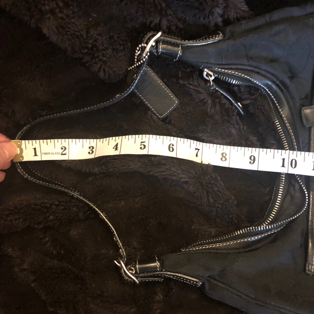 COACH MATERIAL SHOULDER BAG - Picture 7 of 8
